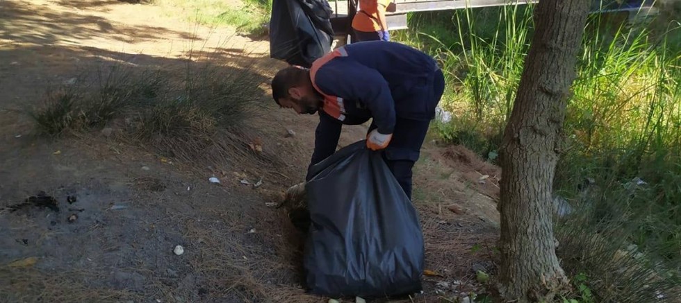 Çamlıkta Çevre Temizliği Yapıldı