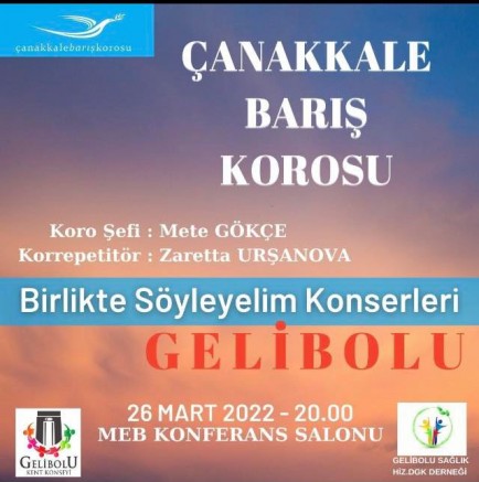 Çanakkale Barış Korosu Gelibolu’da