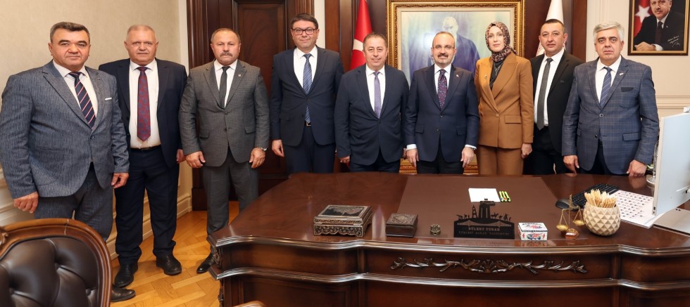 Çanakkale Esnaf ve Sanatkarlar Odası’ndan Turan’a Ziyaret