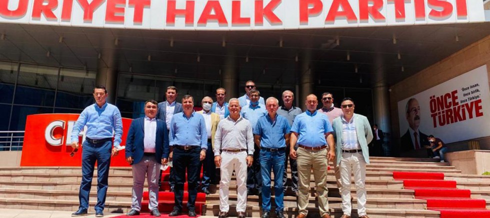 CHP Çanakkale Kurultay Delegeleri Ankara’da