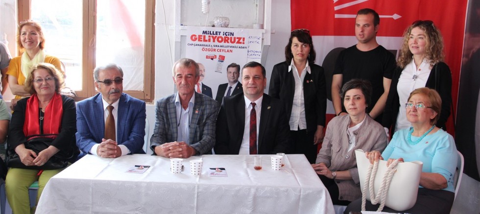 CHP ÇANAKKALE MiLLETVEKiLi ADAYI ÖZGÜR CEYLAN ZiYARETLERDE BULUNDU