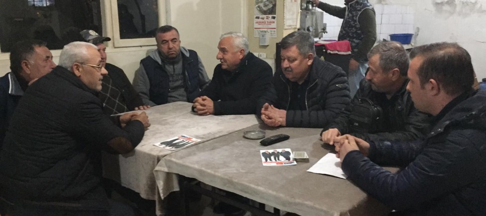 CHP İL GENEL MECLİS ÜYELERİ KÖY ZİYARETLERİNE DEVAM