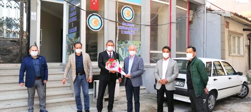 CHP İlçe Başkanından Sendikalara 1 Mayıs Ziyareti