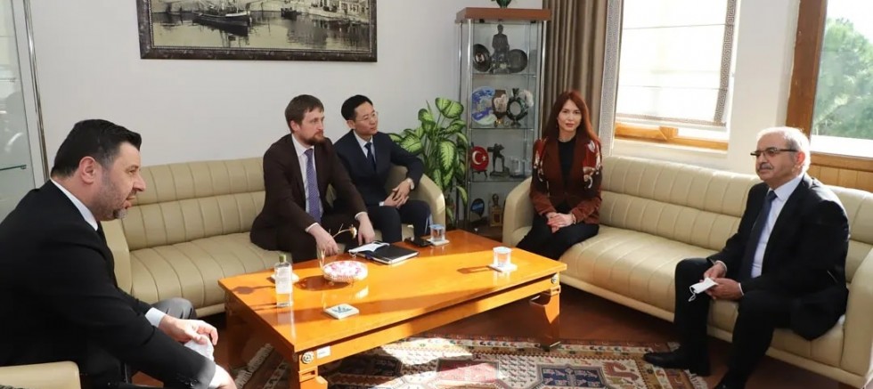 Çinli Heyetten Başkan Özacar’a Ziyaret