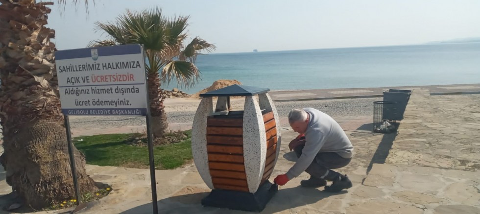 Çöp Kovalarının Bakım ve Boyaları Yapıldı