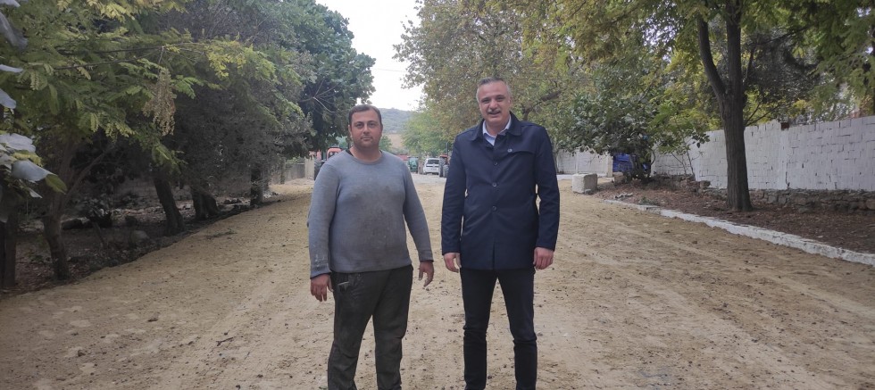 Cumalı Köyünde Parke Taş Yapımı Başladı