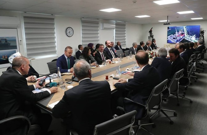 Cumhurbaşkanı Çanakkale Köprüsünü İnceledi