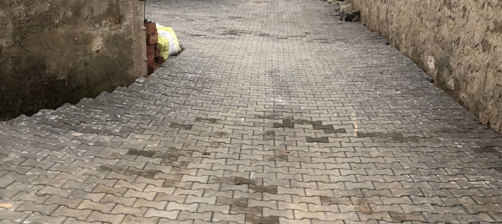 Değirmendüzü Köyünde Parke Taşı Çalışmaları Tamamlandı