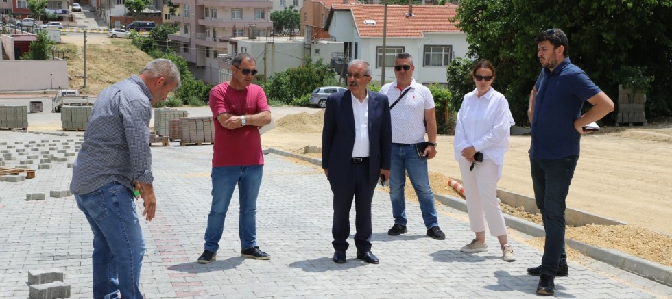 Deniz Sokak’taki Çalışmalar İncelendi