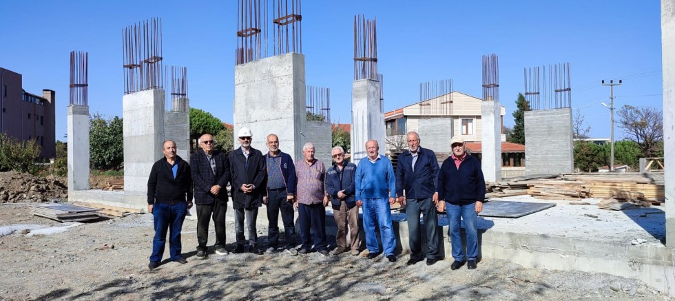 Eğritaş’taki Cami İnşaatında Çalışmalar Devam Ediyor