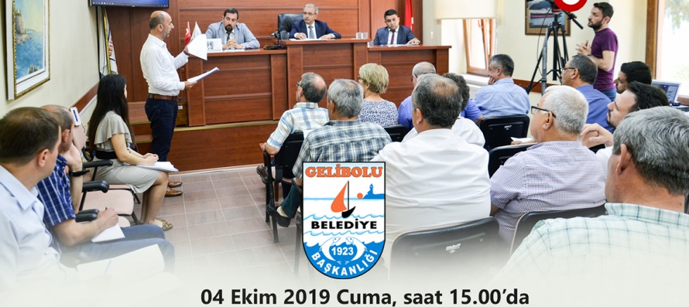 Ekim Ayı Belediye Meclis Toplantısı Bugün