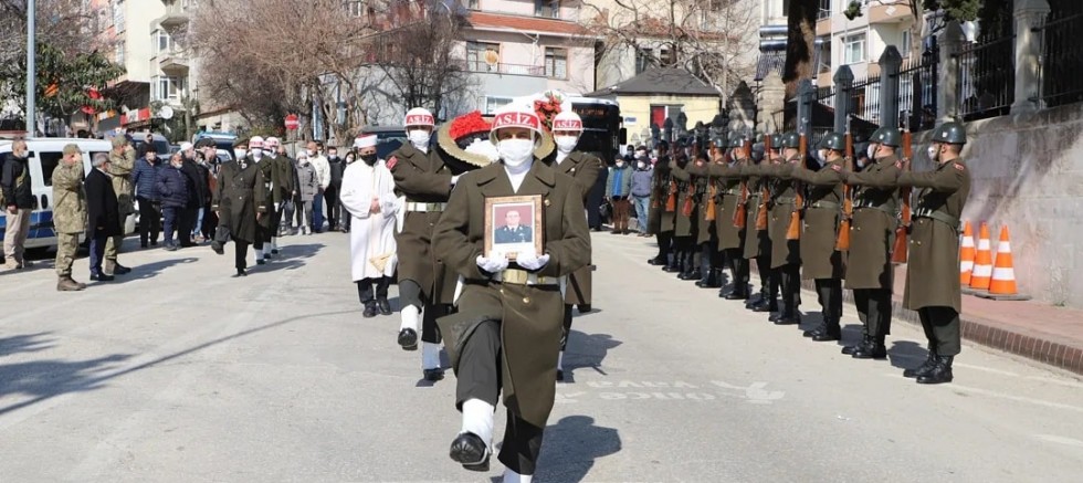 Emekli Yarbay Demir, Askeri Törenle Uğurlandı