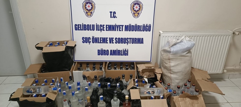 Emniyetten Sahte Alkol Operasyonu