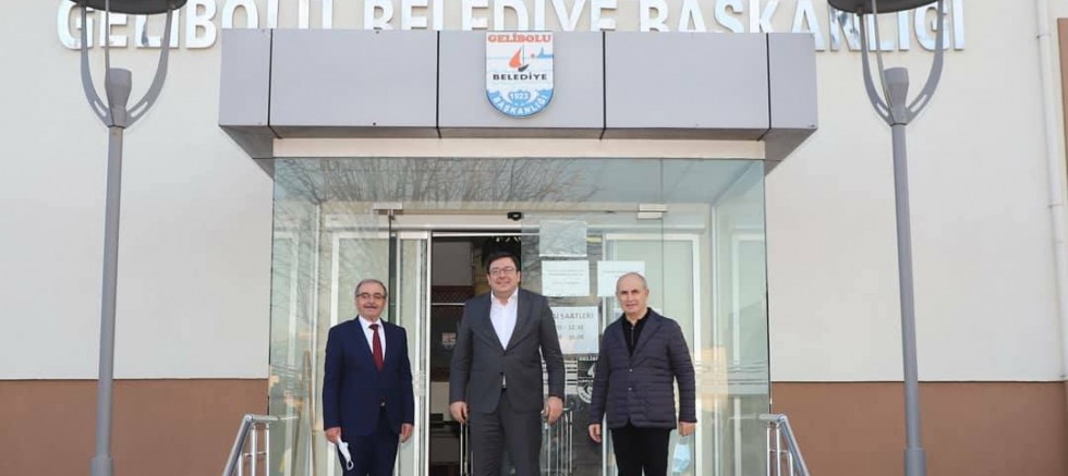 Erkek ve Akgün’den Başkan Özacar’a Ziyaret