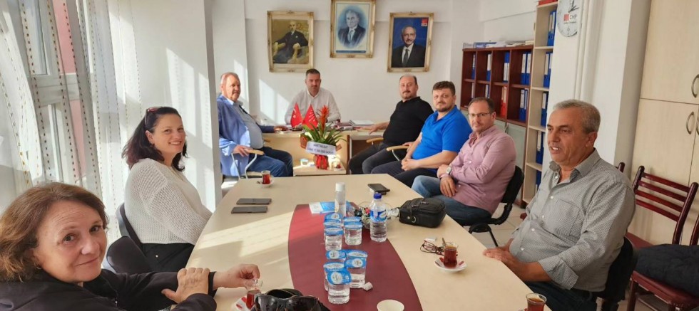 Esnaf ve Sanatkarlar Odası’ndan CHP İlçe Başkanlığı’na Ziyaret