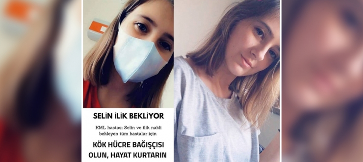 Evreşe beldesinde yaşayan Selin Çolak'ın hayatı ilik nakline bağlı