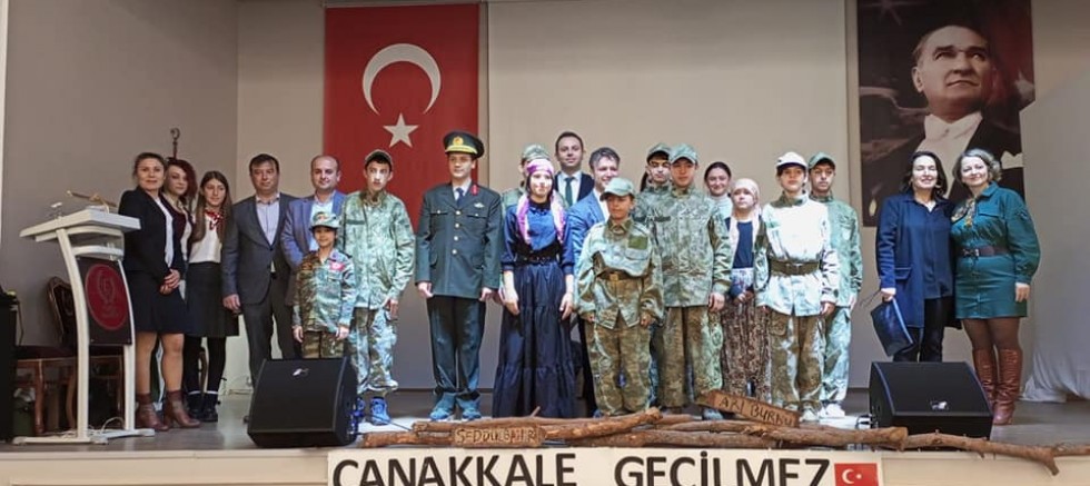 Evreşe’de 18 Mart Programı Düzenlendi