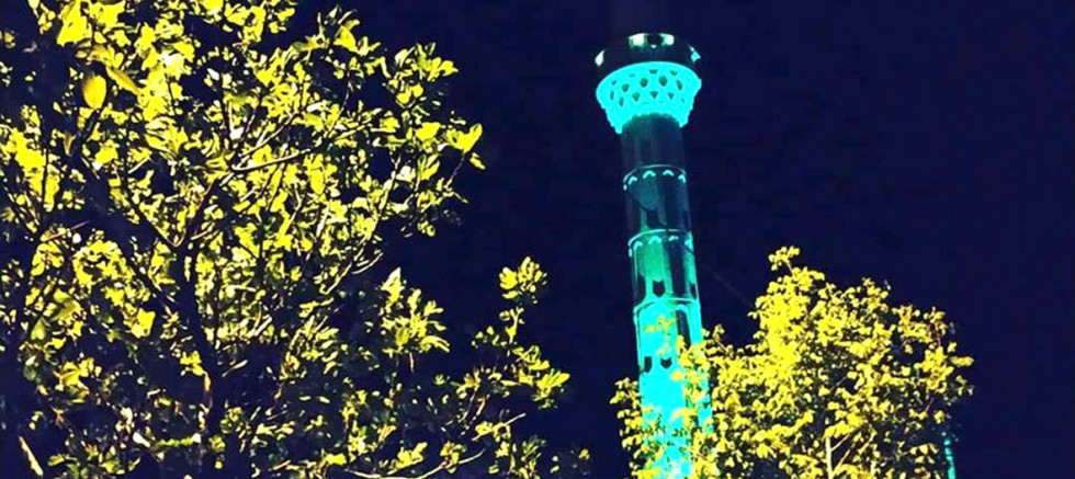 Fevzi Çakmak Camii’nde Işıklandırma Çalışmaları