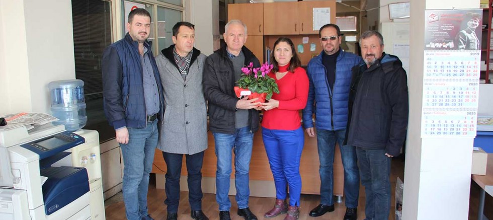Gazetemize 10 Ocak Çalışan Gazeteciler Günü Ziyaretleri