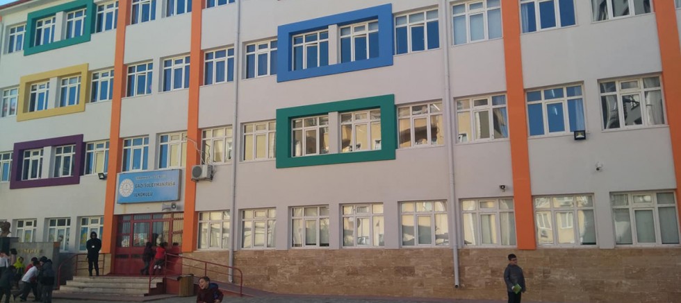 Gazi Süleyman Paşa İlkokulu Yeni Görünümüne Kavuştu