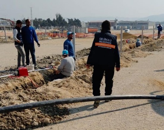Gelibolu Belediyesi’nden Antakya’da Altyapı Çalışmalarına Destek