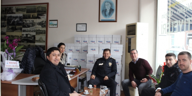 Gelibolu İlçe Emniyet Müdürü Şafak Özkan’ın  Gazetemize Ziyareti