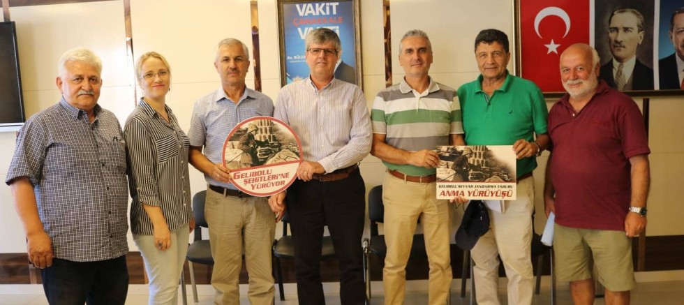 “Gelibolu Şehitlerine Yürüyor” Projesi İçin Siyasi Partilere Ziyaret
