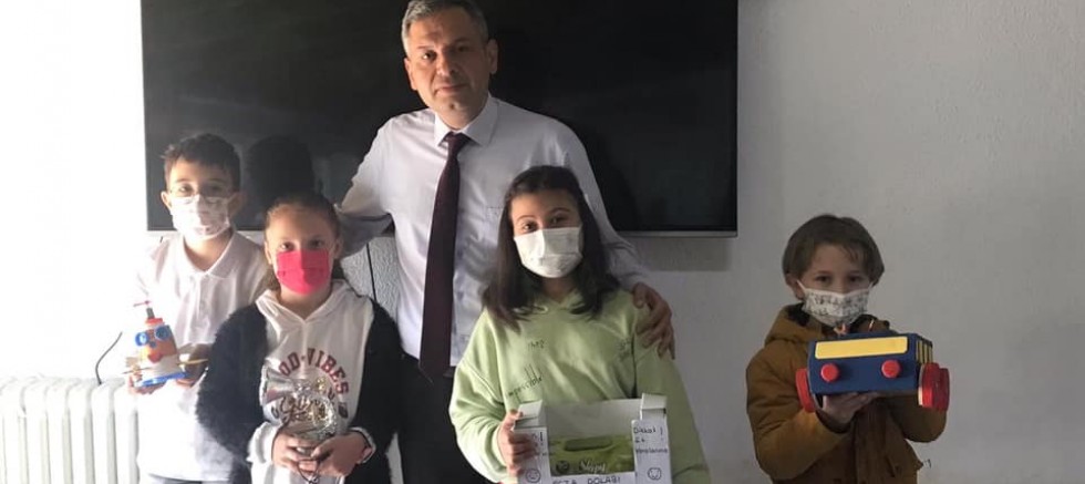 Geri Dönüşüm Mucitleri Tasarım Yarışması Birincileri Sunum Gerçekleştirdi