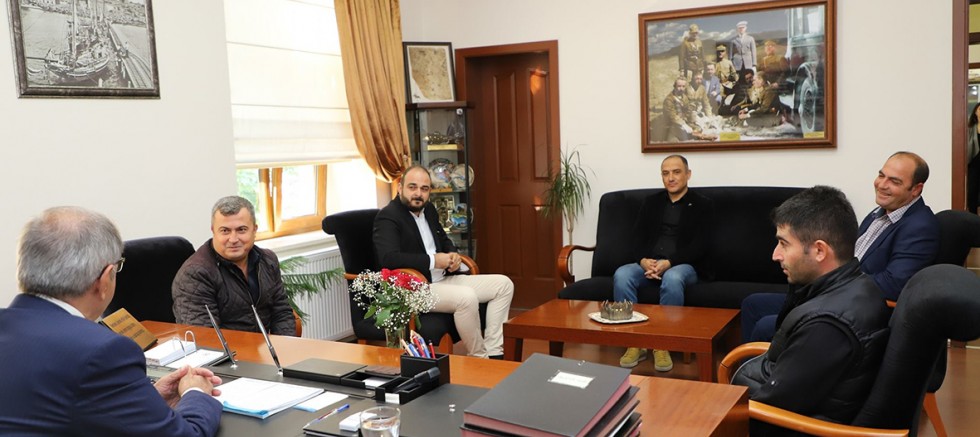 Güneş’in Babasından Başkan Özacar’a Ziyaret