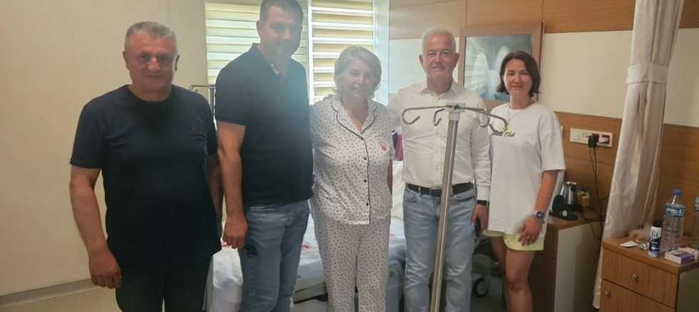 Güneşhan ve Coşkun’dan ÇOMÜ Hastanesi’ne Ziyaret