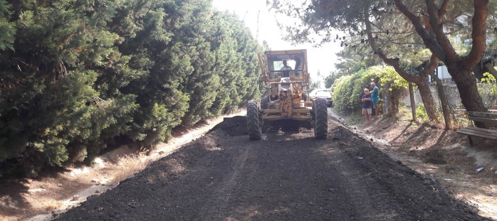 Güneyli’de Yol Yapım Çalışmaları
