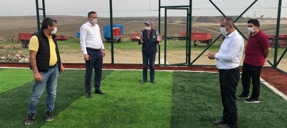 Halı Saha Çalışmasında Sona Gelindi