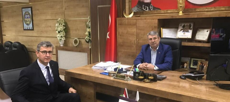 HALK BANK MÜDÜRÜ ZEHiR’DEN  KEFALET KOOPERATiFi BAŞKANI SELVi’YE VEDA ZiYARETi