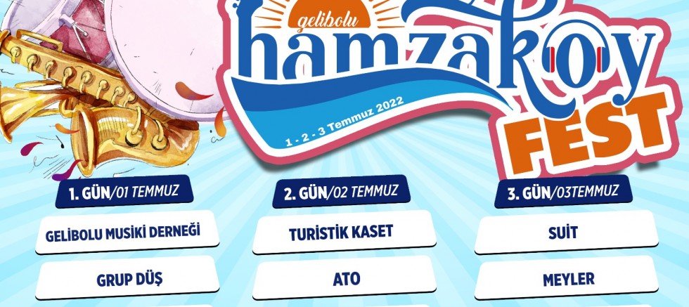 Hamzakoy'da 3 Gün Boyunca Müzik Ziyafeti Yaşanacak