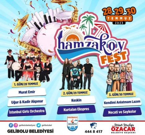 HamzakoyFEST’in Programı Netleşti