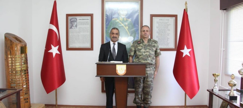HAYIRLI OLSUN ZiYARETiNDE BULUNDU Tugay Komutanı Dündar Şahin Güngör'e
