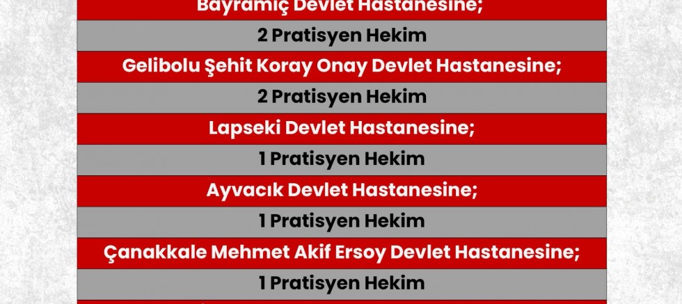 'HER ŞEY DAHA SAĞLIKLI BİR ÇANAKKALE İÇİN'