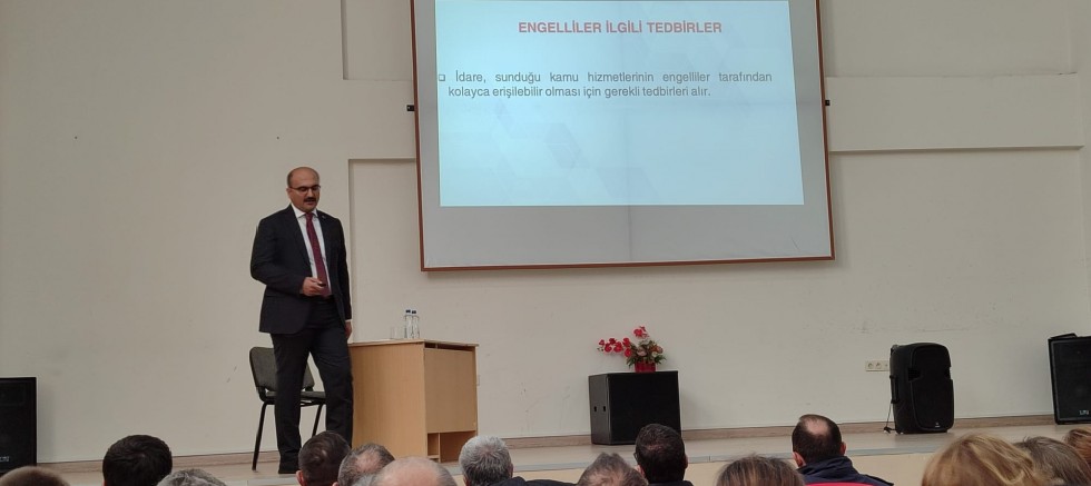 Hizmet İçi Eğitim Programı Düzenlendi