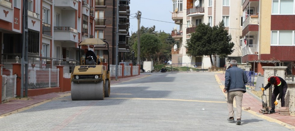 Huzur Sokak’ta Üstyapı Çalışmaları Tamamlandı