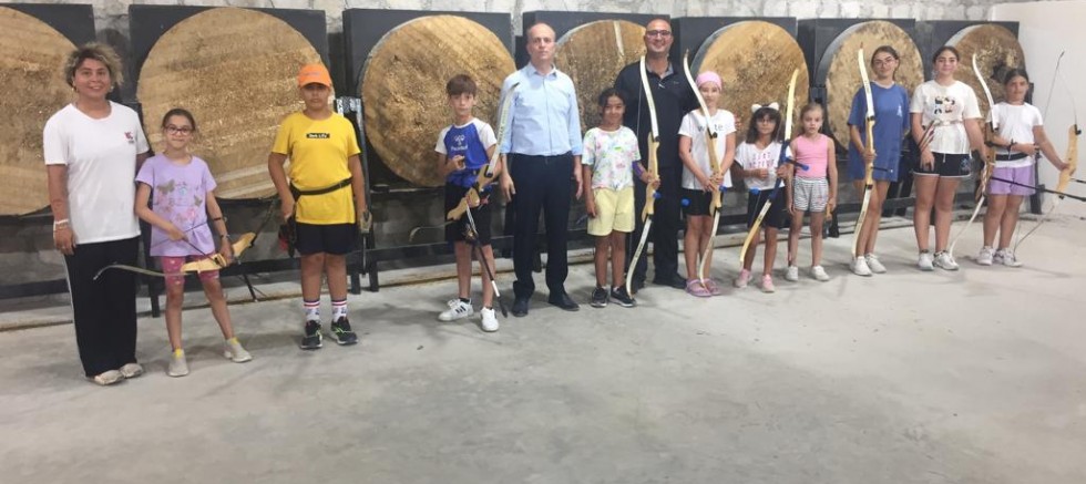 İl Müdürü Kalkan’dan Okçuluk Tesisleri’ne Ziyaret