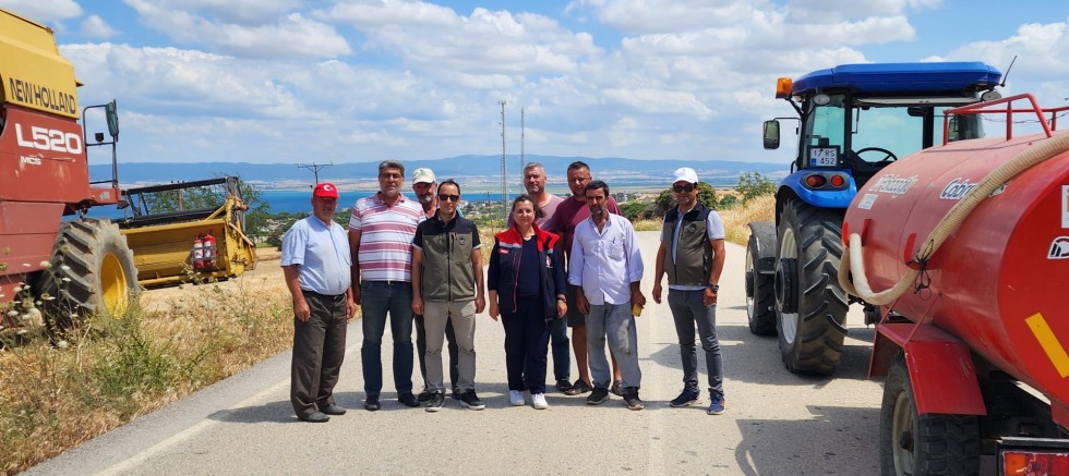 İl Tarım Müdürlüğü’nden İlçemizde İnceleme