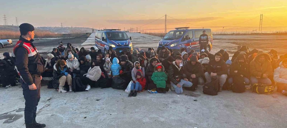 İlçemizde İHA Destekli Kaçak Göçmen Operasyonu