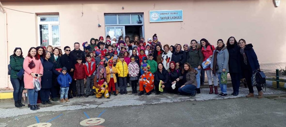 İlkokul Öğrencilerinden,Tayfur Köyü İlkokulu’na Ziyaret