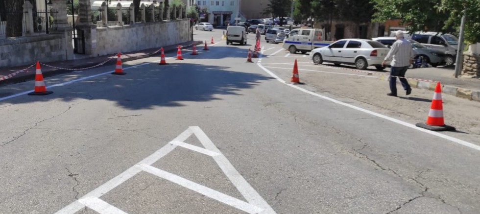 İşaretleme Çalışmaları Devam Ediyor