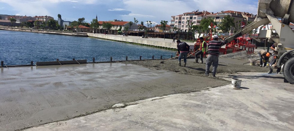 İskelede Yeni Yapılan İki Rampadan Biri Kapatıldı