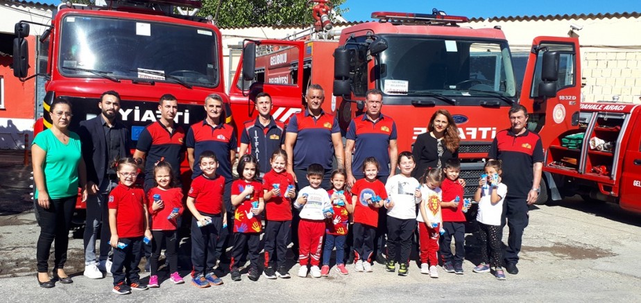 İtfaiye Haftasında, Minik Öğrencilerden Ziyaret