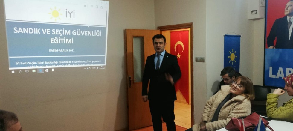 İyi Parti’de Sandık ve Seçim Güvenliği Eğitimi