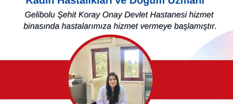 Kadın Doğum Uzmanı İlçemizde Göreve Başladı