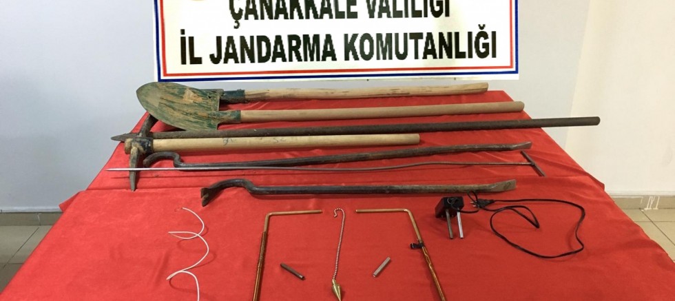 Kavakköy Beldesi’nde kaçak kazı operasyonu