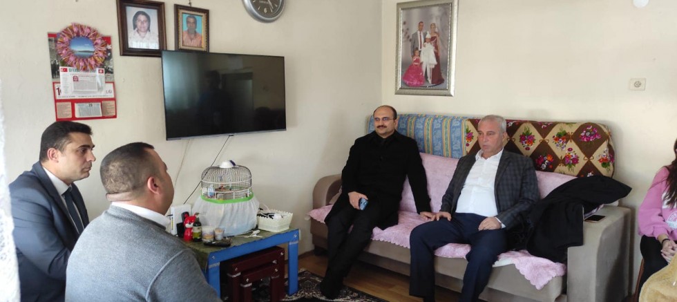 Kavakköy Belediyesi Çalışanına Geçmiş Olsun Ziyareti